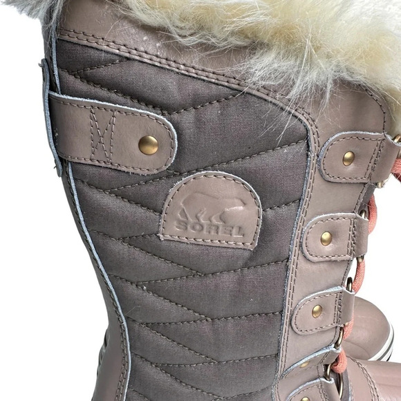 Sorel 'Tofino II' Faux Fur Lined Waterproof Boot in Omega Taupe Sz: 7 - Picture 7 of 15